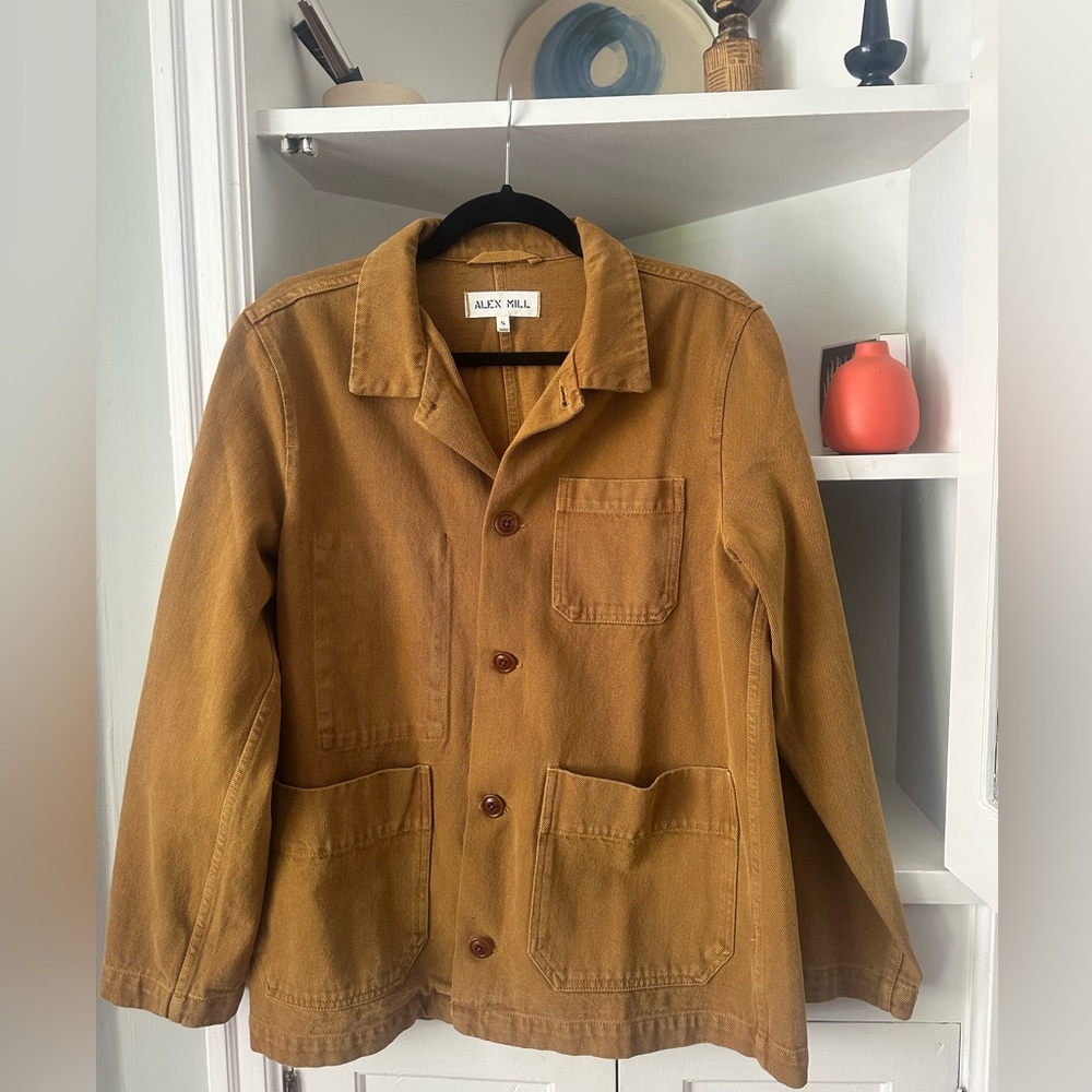 Alex Mill herringbone work chore jacket S